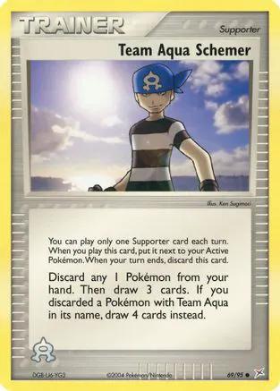 Team Aqua Schemer 069/95 - Team Magma vs Team Aqua Reverse Holofoil