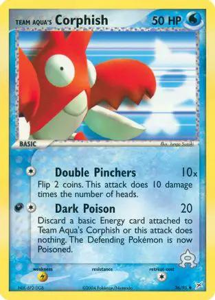 Team Aqua's Corphish 026/95 - Team Magma vs Team Aqua Reverse Holofoil