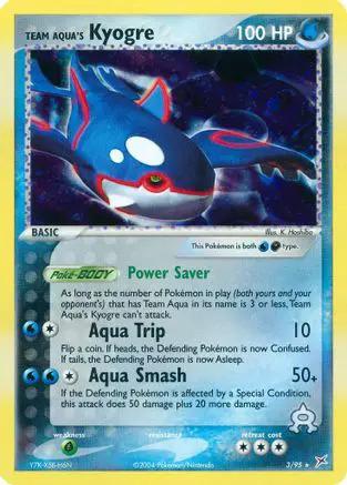 Team Aqua's Kyogre 003/95 - Team Magma vs Team Aqua Reverse Holofoil