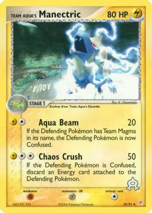 Team Aqua's Manectric 029/95 - Team Magma vs Team Aqua