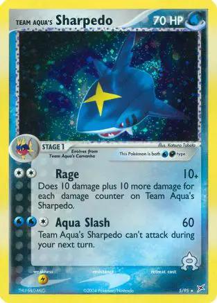 Team Aqua's Sharpedo 005/95 - Team Magma vs Team Aqua Holofoil