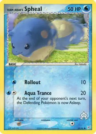 Team Aqua's Spheal 057/95 - Team Magma vs Team Aqua