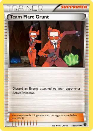 Team Flare Grunt 129/146 - XY Base Set