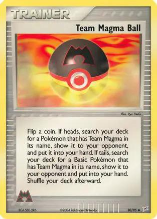 Team Magma Ball 080/95 - Team Magma vs Team Aqua
