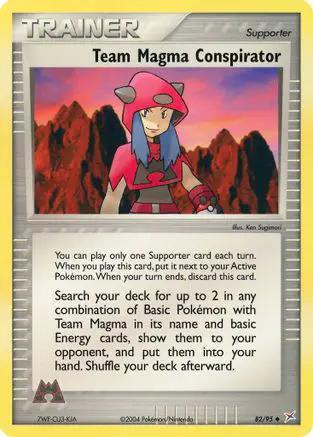 Team Magma Conspirator 082/95 - Team Magma vs Team Aqua