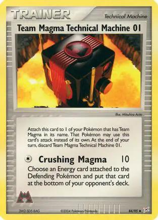 Team Magma Technical Machine 084/95 - Team Magma vs Team Aqua Reverse Holofoil