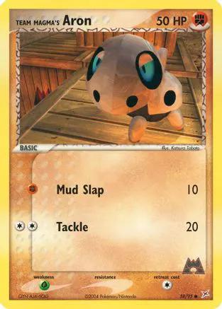 Team Magma's Aron 058/95 - Team Magma vs Team Aqua