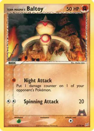 Team Magma's Baltoy 061/95 - Team Magma vs Team Aqua Reverse Holofoil