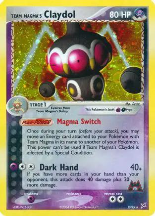 Team Magma's Claydol 008/95 - Team Magma vs Team Aqua Holofoil