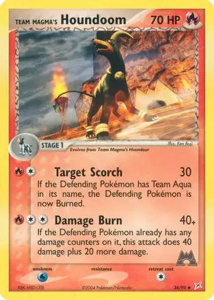 Team Magma's Houndoom 034/95 - Team Magma vs Team Aqua