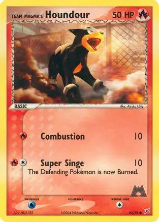 Team Magma's Houndour 062/95 - Team Magma vs Team Aqua