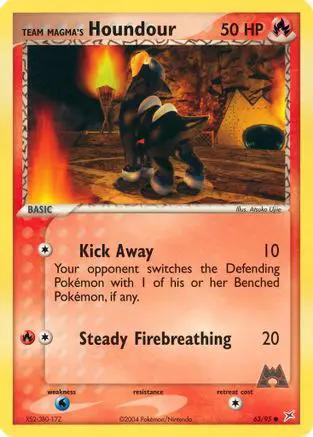 Team Magma's Houndour 063/95 - Team Magma vs Team Aqua Reverse Holofoil