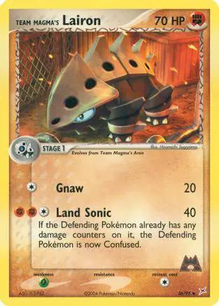 Team Magma's Lairon 036/95 - Team Magma vs Team Aqua