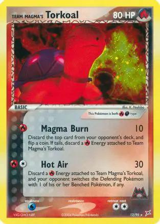Team Magma's Torkoal 012/95 - Team Magma vs Team Aqua Reverse Holofoil