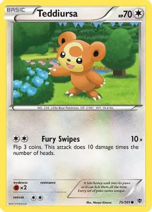 Teddiursa 075/101 - Plasma Blast Reverse Holofoil