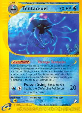 Tentacruel 038/147 - Aquapolis Reverse Holofoil