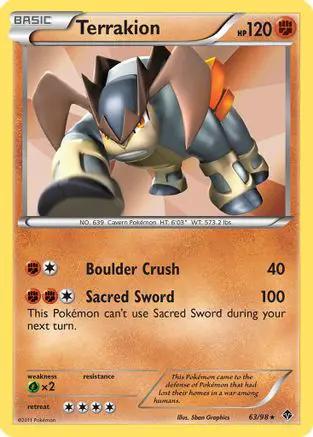 Terrakion 063/98 - Emerging Powers Holofoil