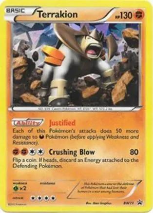 Terrakion BW71 - Black and White Promos - Holofoil