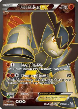 Terrakion EX (Full Art) 121/124 - Dragons Exalted Holofoil