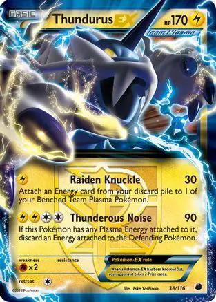 Thundurus EX (Team Plasma) 038/116 - Plasma Freeze Holofoil