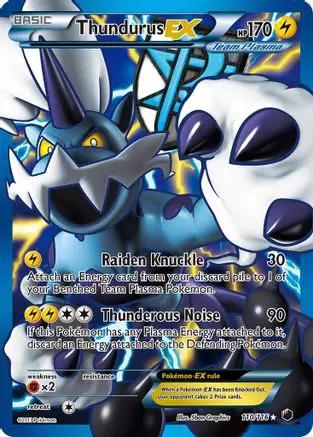 Thundurus EX (Team Plasma) (Full Art) 110/116 - Plasma Freeze Holofoil