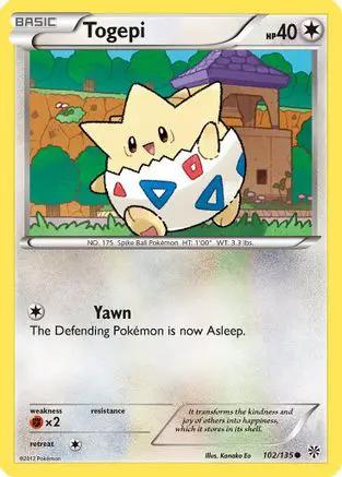 Togepi 102/135 - Plasma Storm