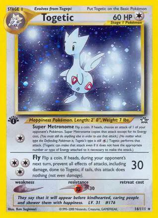Togetic 016/111 - Neo Genesis 1st Edition Holofoil