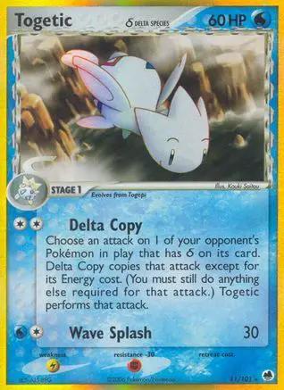 Togetic (Delta Species) 011/101 - Dragon Frontiers Reverse Holofoil