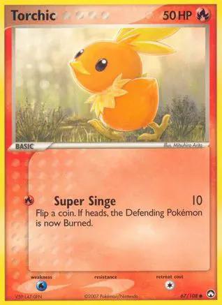 Torchic 067/108 - Power Keepers Reverse Holofoil
