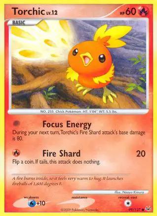 Torchic 099/127 - Platinum Reverse Holofoil
