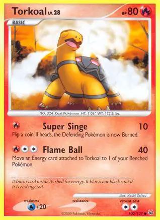 Torkoal 100/127 - Platinum Reverse Holofoil