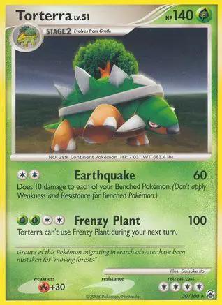 Torterra 030/100 - Majestic Dawn Reverse Holofoil