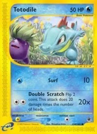 Totodile 134/165 - Expedition Reverse Holofoil