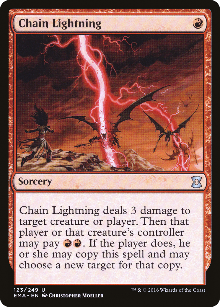 Chain Lightning (EMA-123) - Eternal Masters Foil