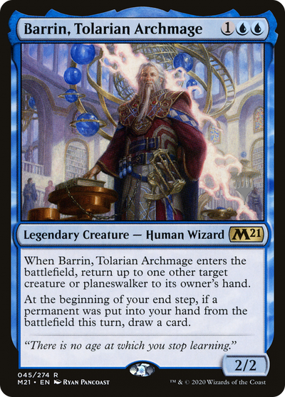Barrin, Tolarian Archmage (PPM21-045) - Core Set 2021 Promos