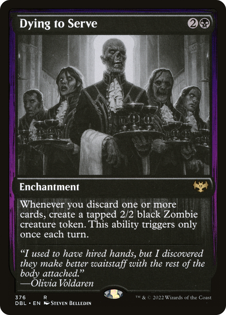 Dying to Serve (DBL-376) - Innistrad: Double Feature Foil