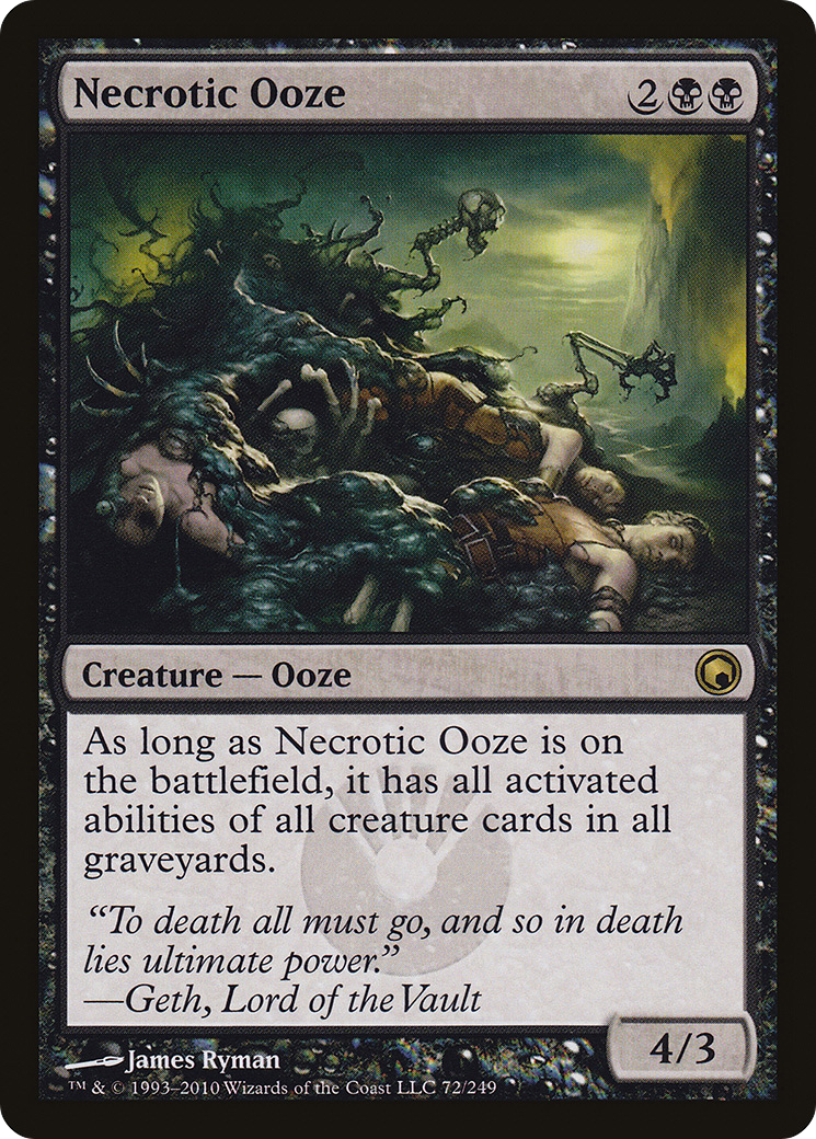 Necrotic Ooze (SOM-072) - Scars of Mirrodin Foil