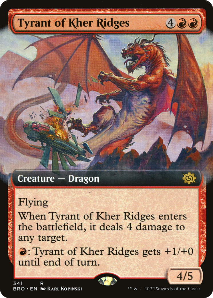 Tyrant of Kher Ridges (BRO-341) - The Brothers' War: (Extended Art)