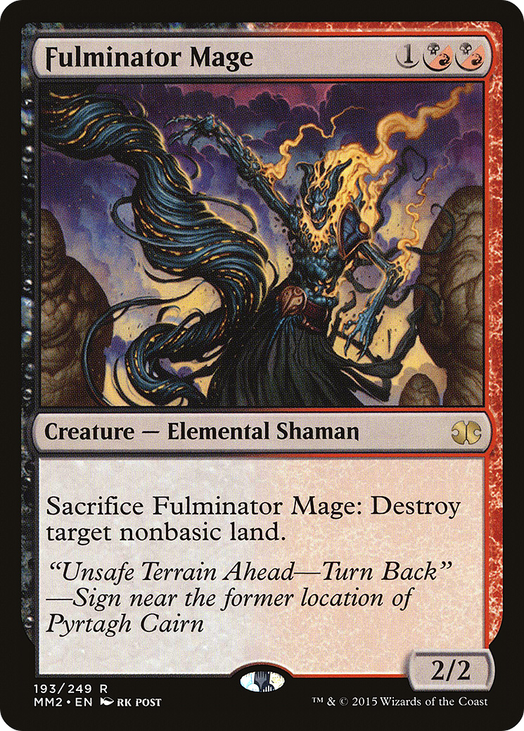 Fulminator Mage (MM2-193) - Modern Masters 2015 Foil