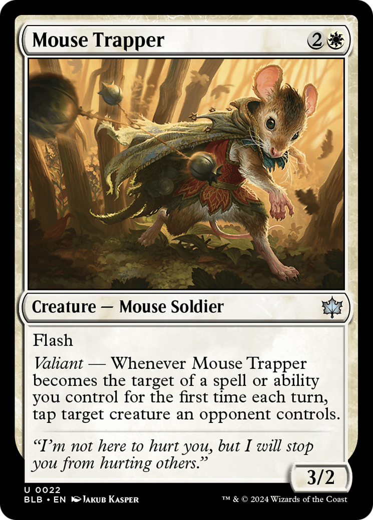 Mouse Trapper (BLB-022) - Bloomburrow Foil