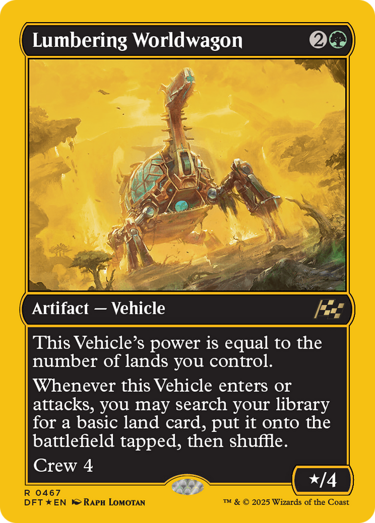 Lumbering Worldwagon (DFT-467) - Aetherdrift Foil