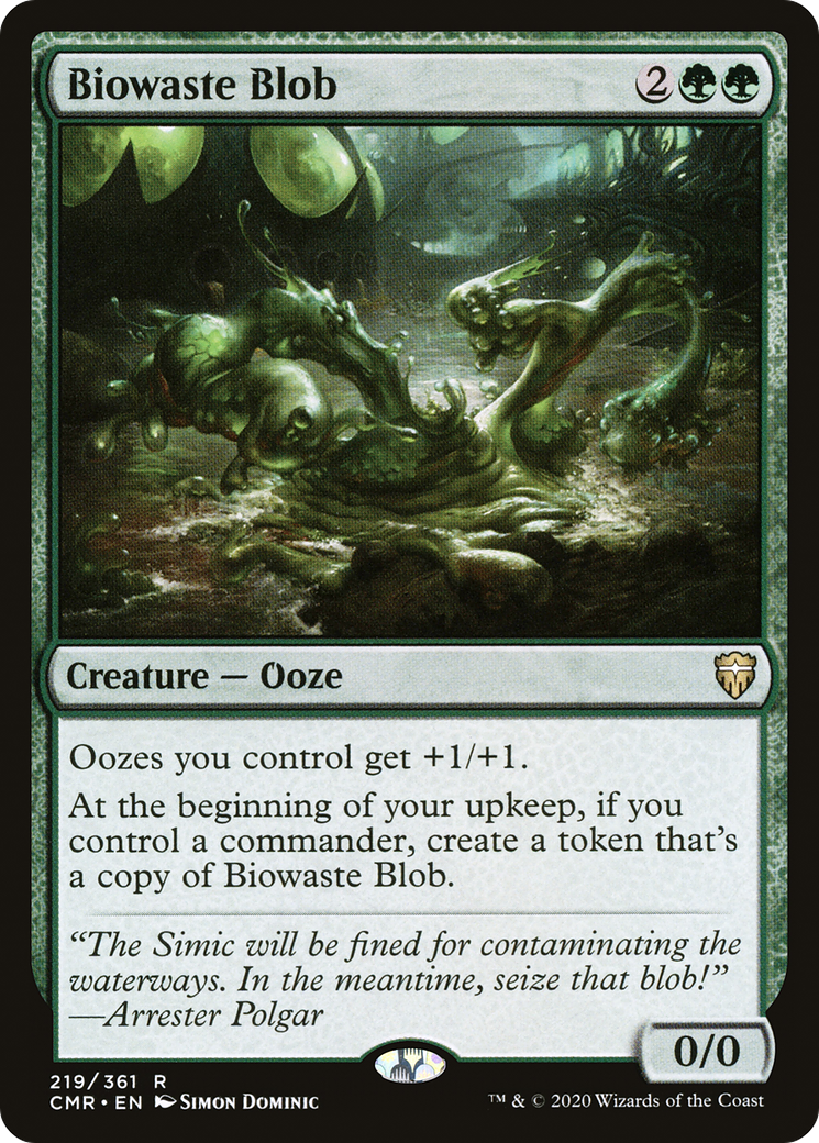 Biowaste Blob (CMR-219) - Commander Legends Foil
