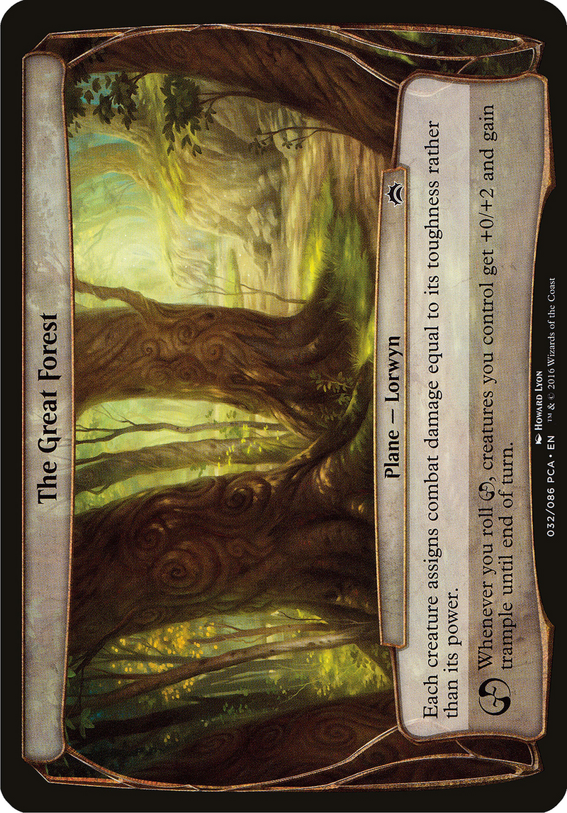 The Great Forest (OVER-032) - Planechase Anthology Planes