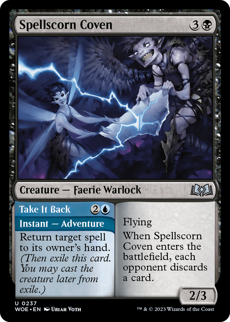 Spellscorn Coven // Take It Back (WOE-237) - Wilds of Eldraine Foil