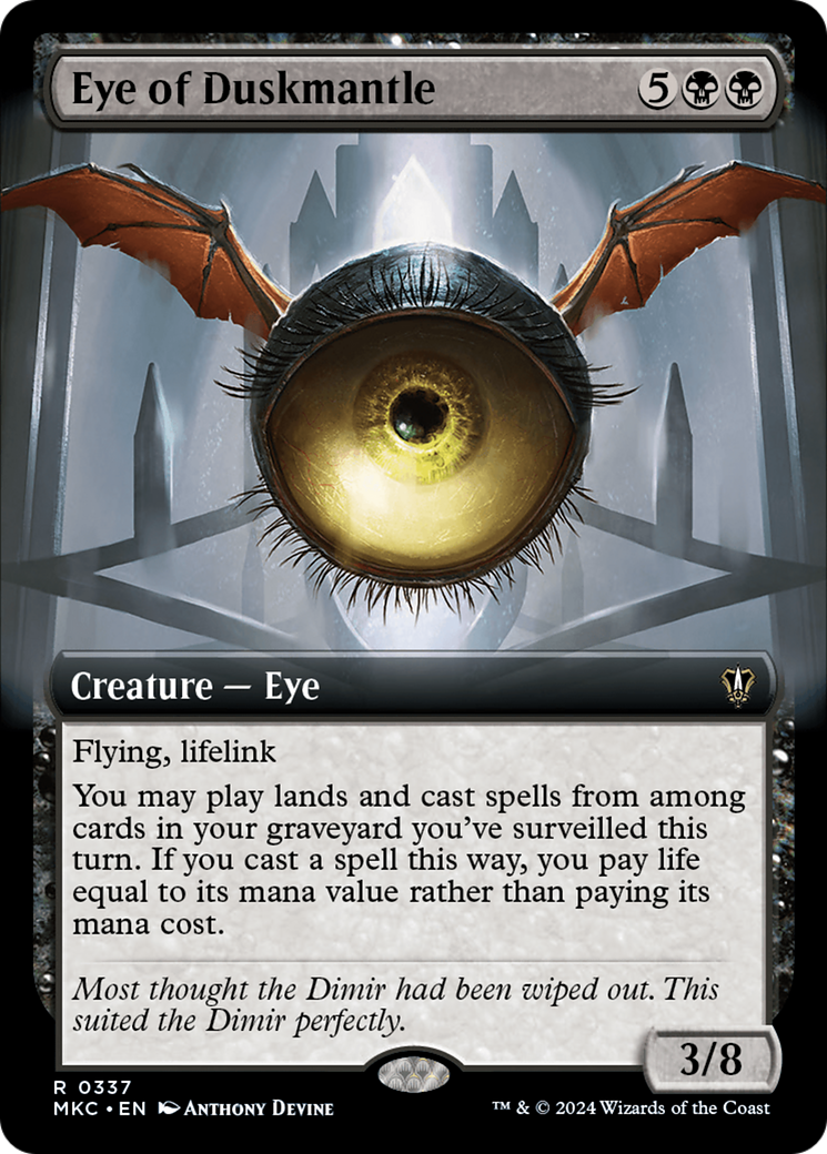 Eye of Duskmantle (MKC-337) - Murders at Karlov Manor Commander: (Extended Art)