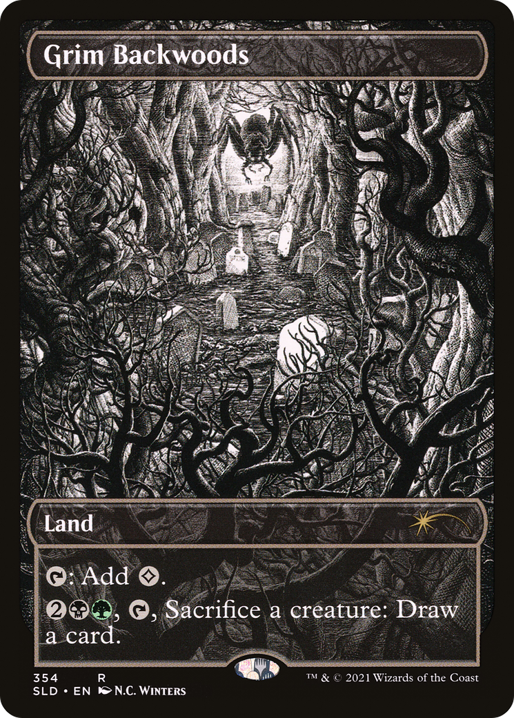 Grim Backwoods (SLD-354) - Secret Lair Drop Foil