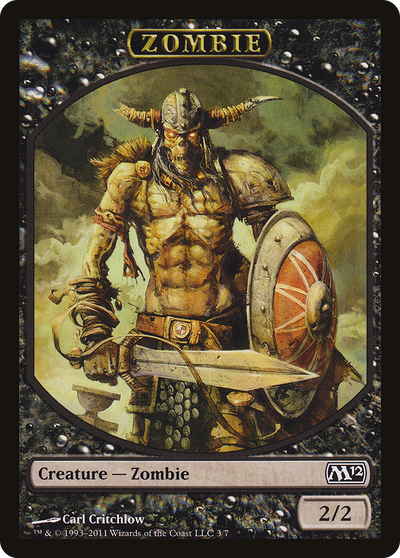 Zombie (M12-003) - Magic 2012 Tokens