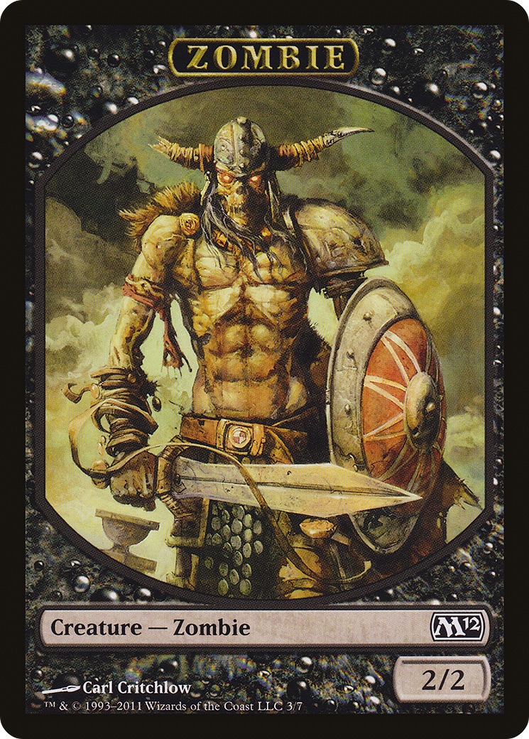Zombie (M12-003) - Magic 2012 Tokens