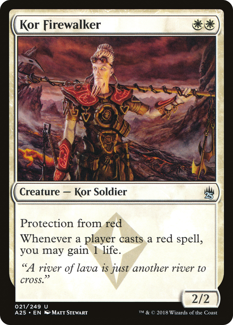 Kor Firewalker (A25-021) - Masters 25 Foil