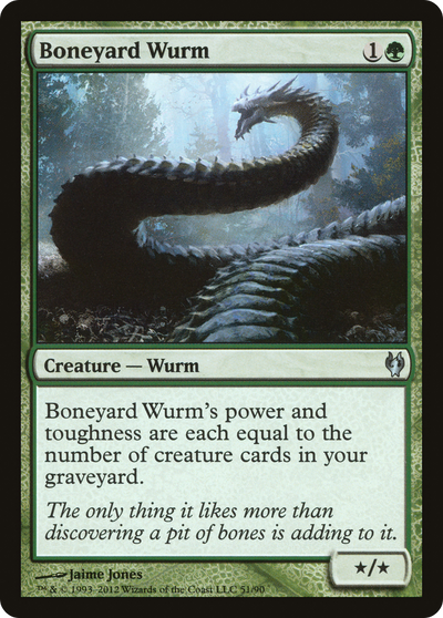 Boneyard Wurm (DDJ-051) - Duel Decks: Izzet vs. Golgari